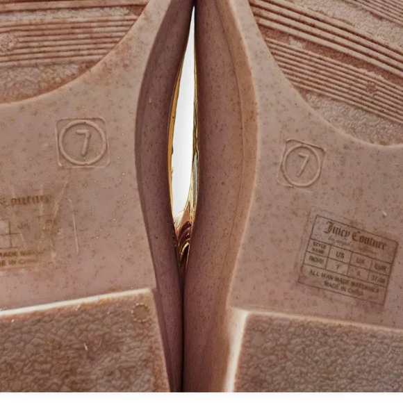 Juicy Couture Pink Women's Ankle Rain Boots - Picture 5 of 7